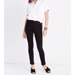 Madewell 9" High-Rise Skinny in ISKO Stay Black™